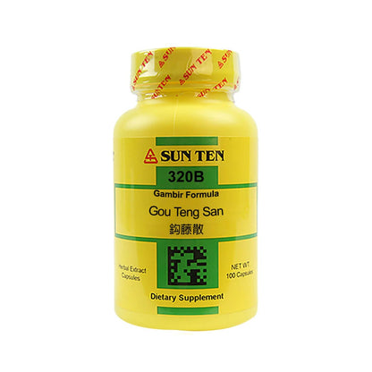 Sun Ten Gambir Formula 320B  - 100 Capsules