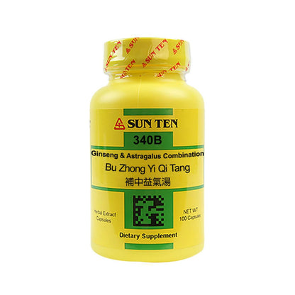 Sun Ten Ginseng & Astragalus Combination 340B  - 100 Capsules