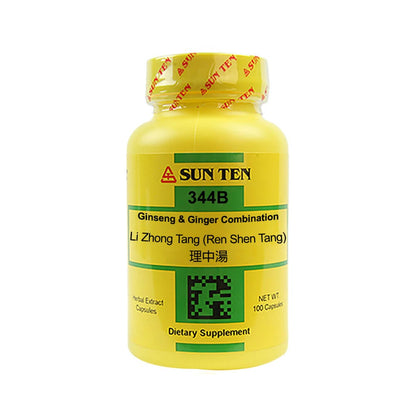 Sun Ten Ginseng & Ginger Combination 344B  - 100 Capsules