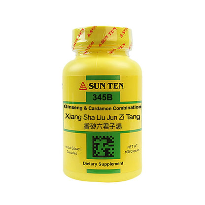 Sun Ten Ginseng & Cardamon Combination 345B  - 100 Capsules