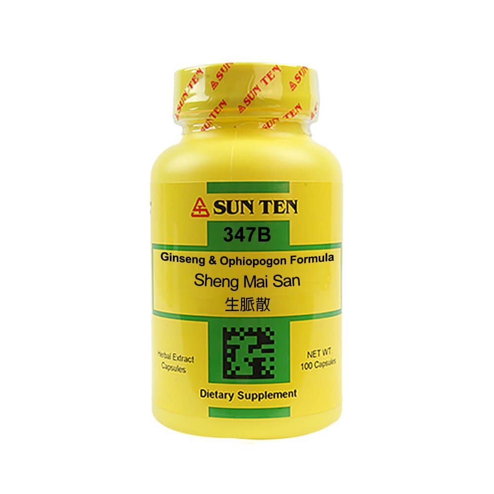Sun Ten Ginseng & Ophiopogon Formula 347B  - 100 Capsules