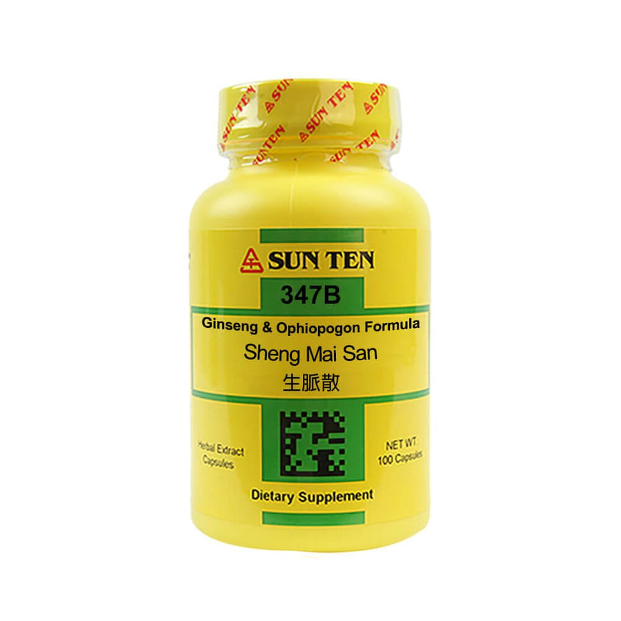 Sun Ten Ginseng & Ophiopogon Formula 347B  - 100 Capsules
