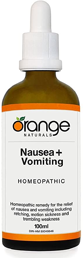 Orange Naturals Homeopathic Nausea+Vomiting, 3.38 Fluid Ounce