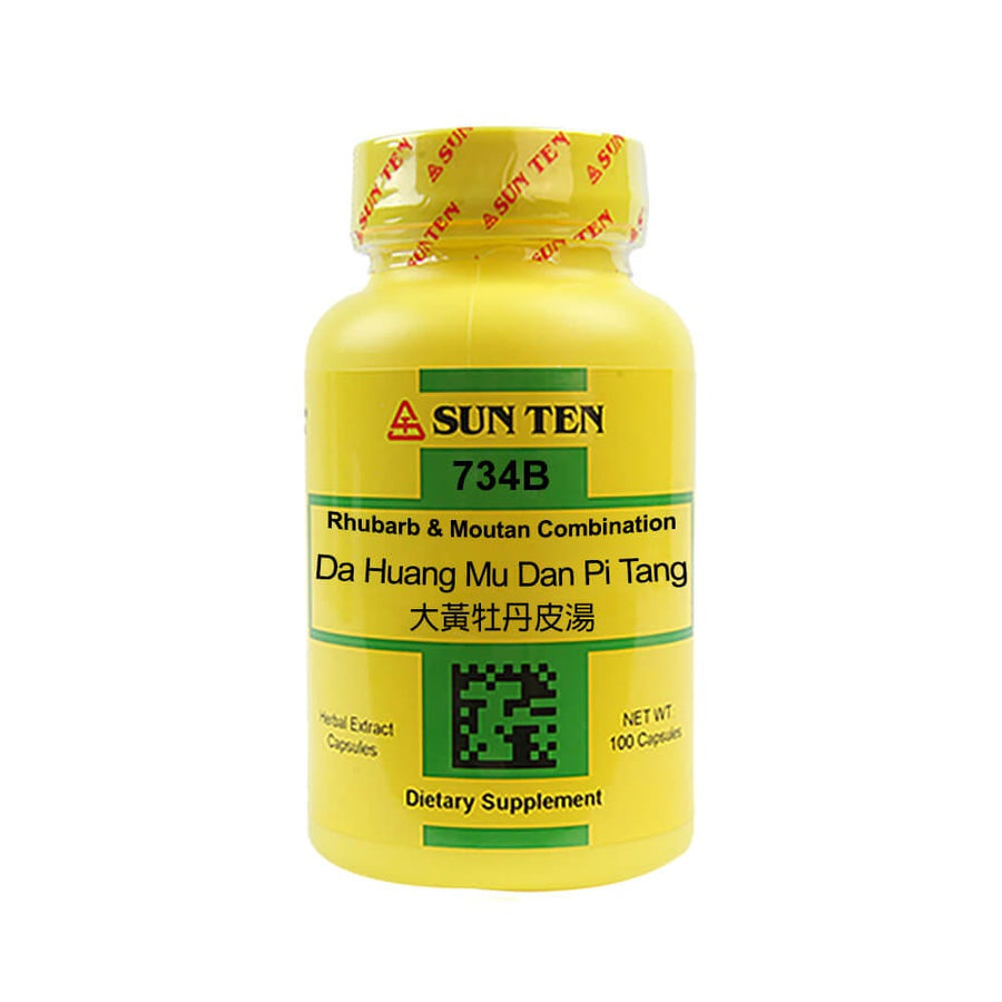 Sun Ten Rhubarb & Moutan Combination 734B  - 100 Capsules