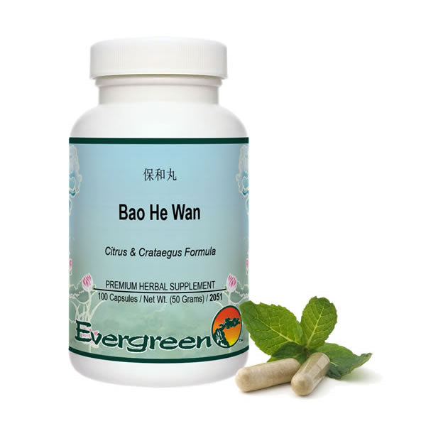 Bao He Wan - Citrus & Crataegus Formula - Capsules (100 count)