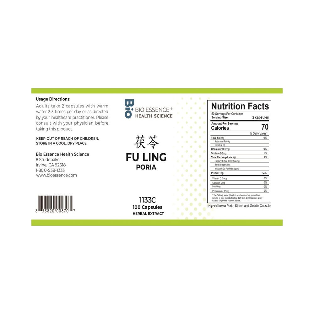 Bio Essence Fu Ling - 100 Capsules