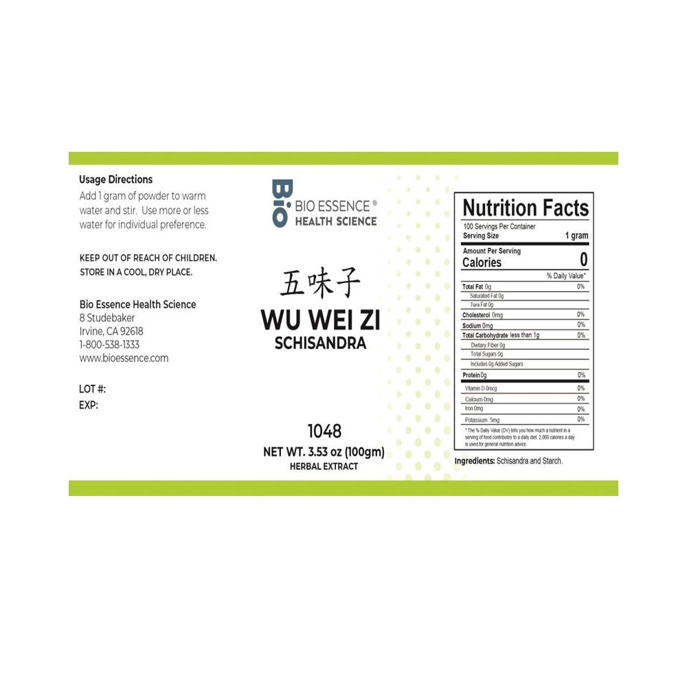 Bio Essence Wu Wei Zi - Granules 100g