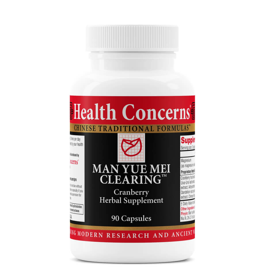 Health Concerns Man Yu Mei Clearing  - 90 Capsules