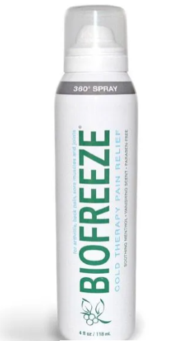 Biofreeze Spray 360 & Roll-On - Pain Reliever, 4 & 3 oz