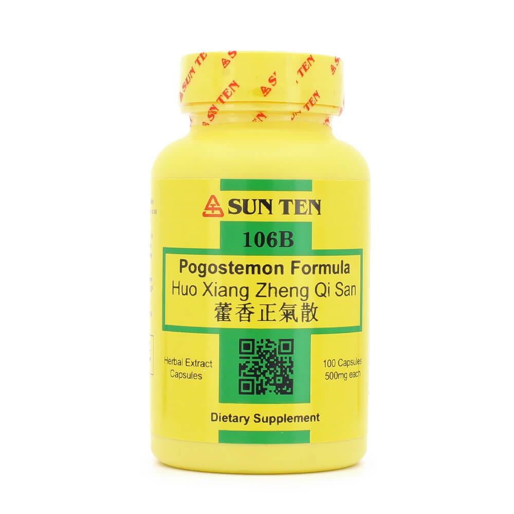 Sun Ten Pogostemon Formula 106B  - 100 Capsules