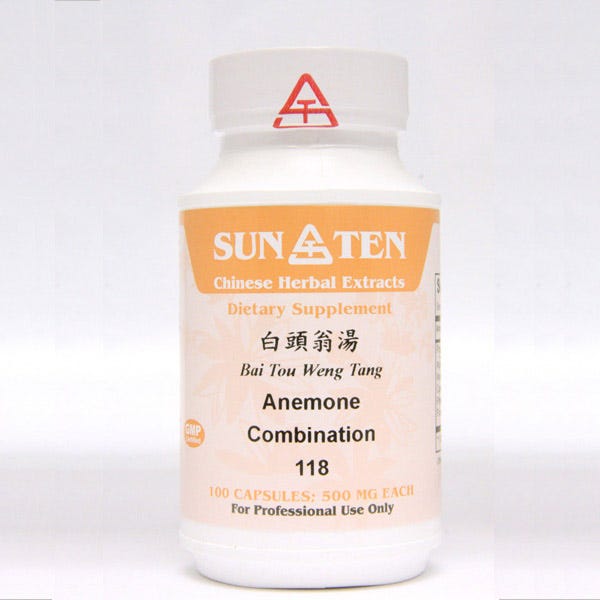 Sun Ten Anemone Combination 118B  - 100 Capsules