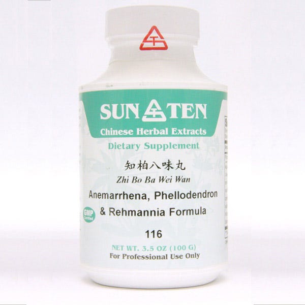 Sun Ten Anemarrhena -  Phellodendron & Rehmannia Formula 116 Granules - 100g