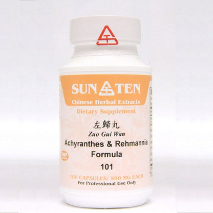 Sun Ten Achyranthes & Rehmannia Formula 101B  - 100 Capsules