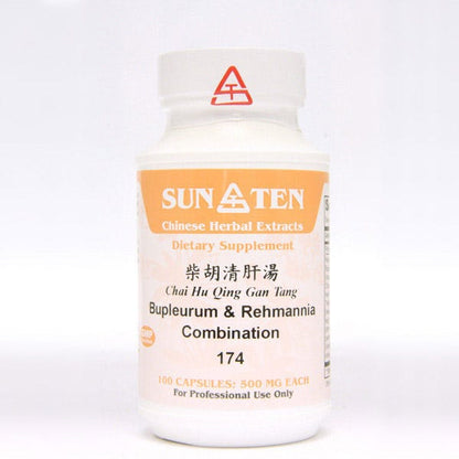 Sun Ten Bupleurum & Rehmannia Combination 174B  - 100 Capsules