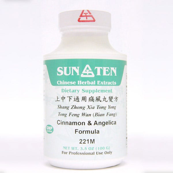 Sun Ten Cinnamon & Angelica Formula 221M Granules - 100g