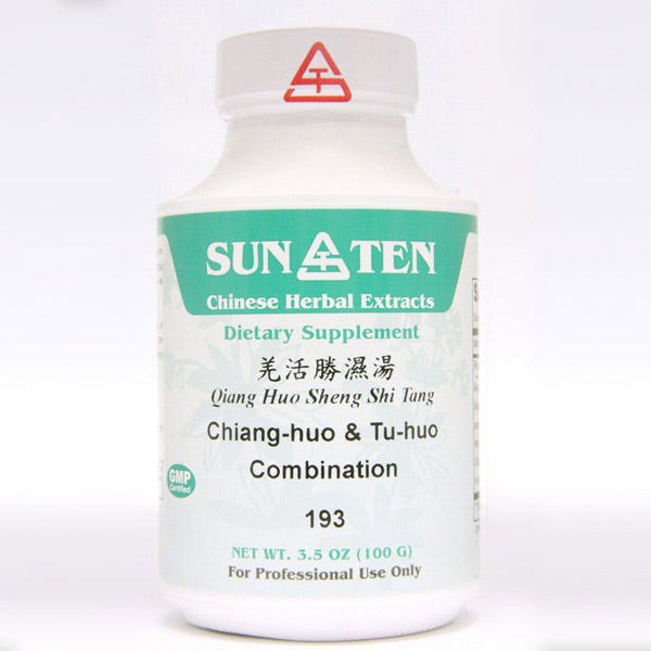 Sun Ten Chiang-huo & Tu Huo Combination 193 Granules - 100g