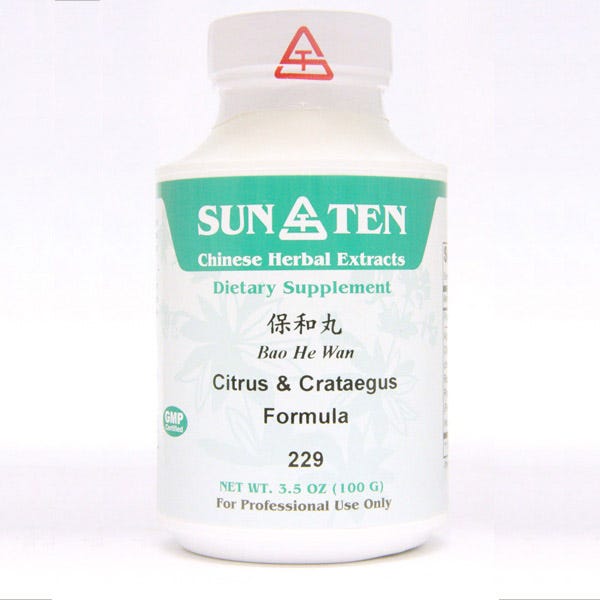 Sun Ten Citrus & Crataegus Formula 229 Granules - 100g