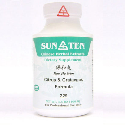 Sun Ten Citrus & Crataegus Formula 229 Granules - 100g