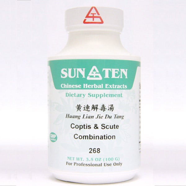 Sun Ten Coptis & Scute Combination 268 Granules - 100g