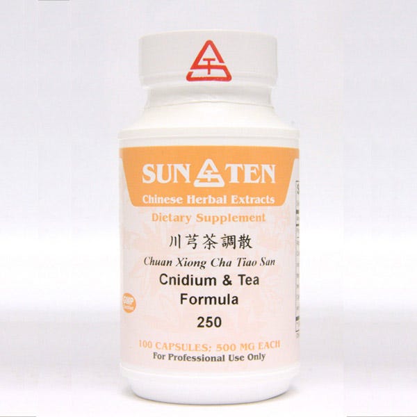 Sun Ten Cnidium & Tea Formula 250B  - 100 Capsules