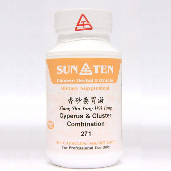 Sun Ten Cyperus & Cluster Formula 271B  - 100 Capsules