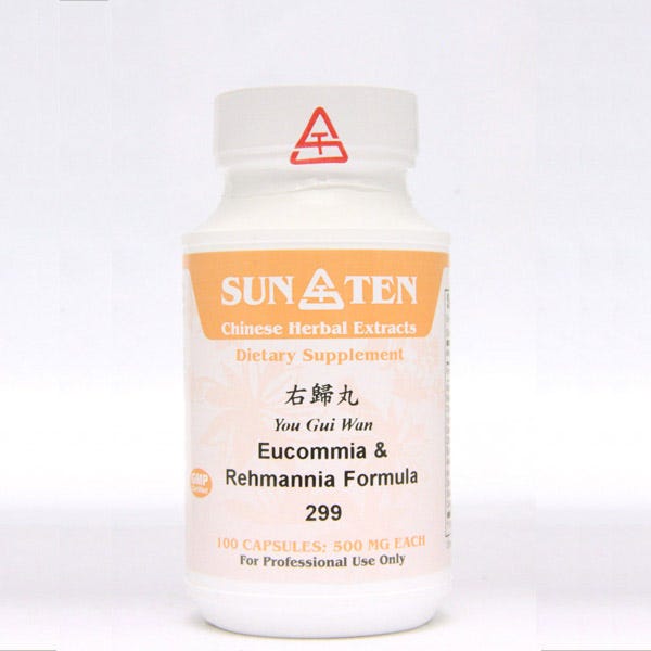 Sun Ten Eucommia & Rehmannia Formula 299B  - 100 Capsules