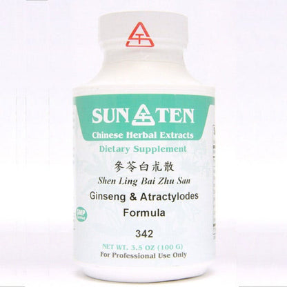 Sun Ten Ginseng & Atractylodes Formula 342 Granules - 100g