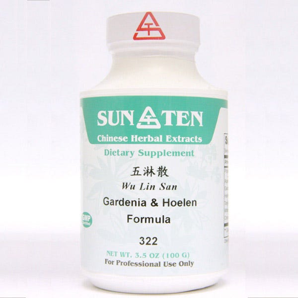 Sun Ten Gardenia & Hoelen Formula 322 Granules - 100g