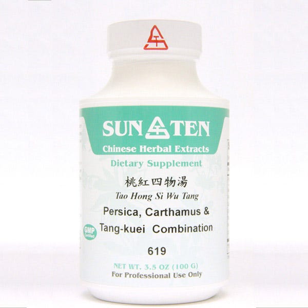 Sun Ten Persica -  Carthamus & Tang-kuei Combination 619 Granules - 100g