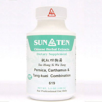 Sun Ten Persica -  Carthamus & Tang-kuei Combination 619 Granules - 100g