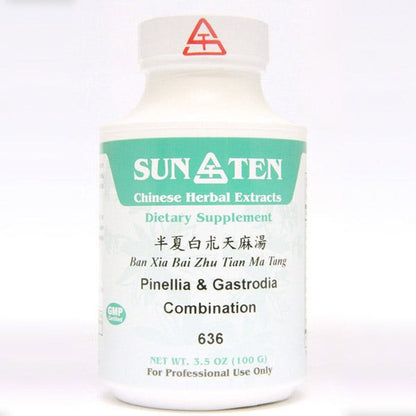 Sun Ten Pinellia & Gastrodia Combination 636 Granules - 100g