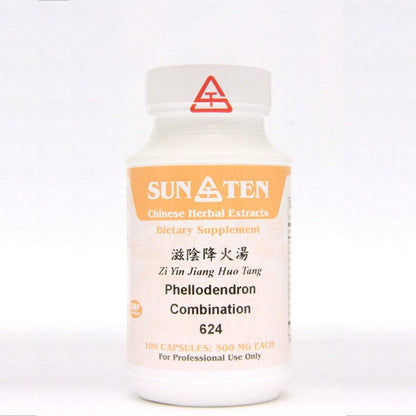 Sun Ten Phellodendron Combination 624B  - 100 Capsules