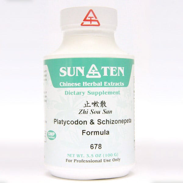 Sun Ten Platycodon & Schizonepeta Formula 678 Granules - 100g