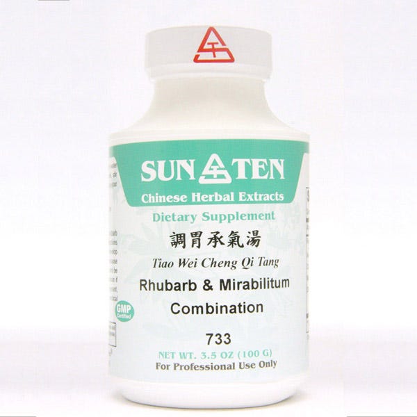 Sun Ten Rhubarb & Mirabilitum Combination 733 Granules - 100g