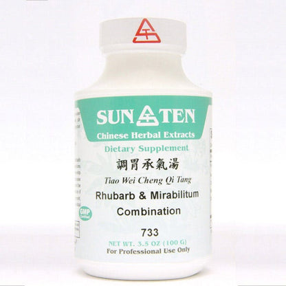 Sun Ten Rhubarb & Mirabilitum Combination 733 Granules - 100g
