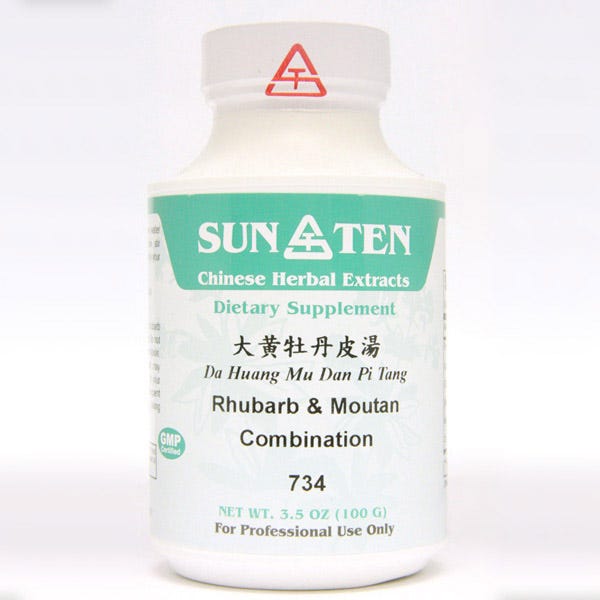 Sun Ten Rhubarb & Moutan Combination 734 Granules - 100g