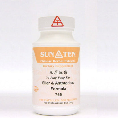 Sun Ten Siler & Astragalus Formula 765B  - 100 Capsules