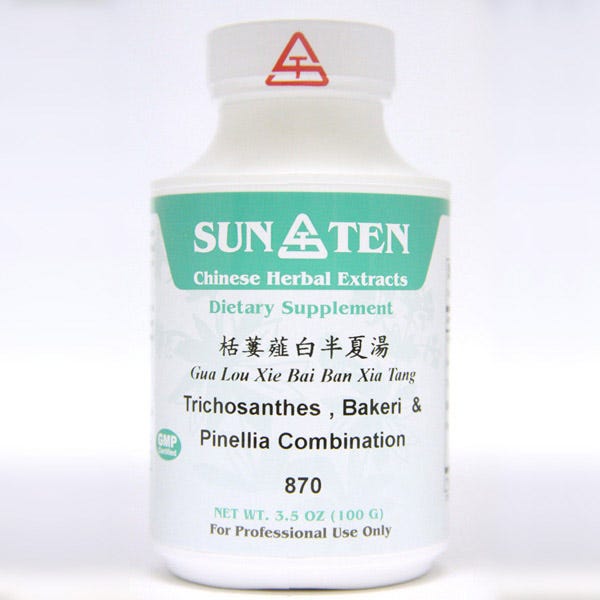 Sun Ten Trichosanthes -  Bakeri -  & Pinellia Combination 870 Granules - 100g