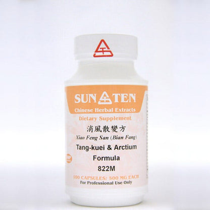 Sun Ten Tang-kuei & Arctium Formula 822MB  - 100 Capsules