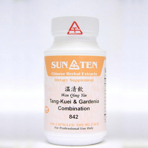 Sun Ten Tang-kuei & Gardenia Combination 842B  - 100 Capsules