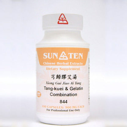 Sun Ten Tang-kuei & Gelatin Combination 844B  - 100 Capsules