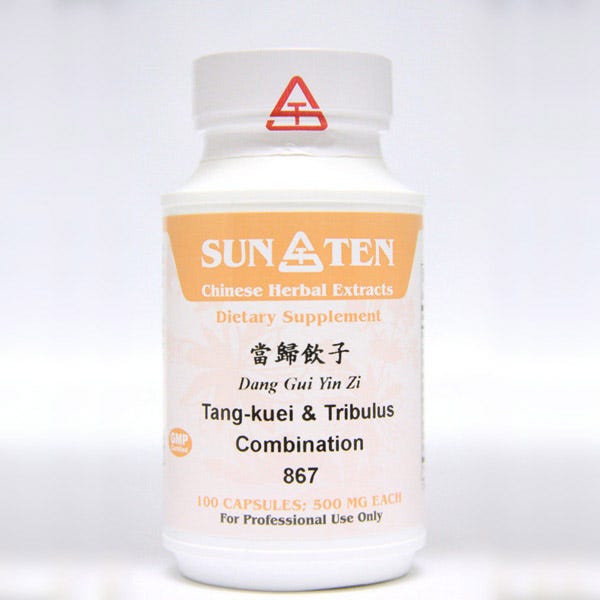 Sun Ten Tang-kuei & Tribulus Combination 867B  - 100 Capsules